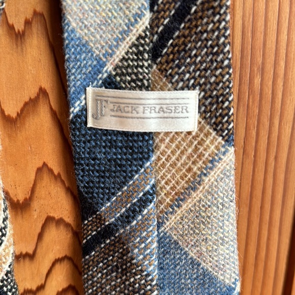 Plaid wool Jack Fraser tie - Picture 2 of 3